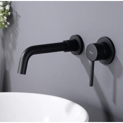 Czarna Bateria Lungo Long Podtynkowa z BOX - Elegancja i Funkcjonalność w Jednym!