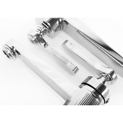 Ekskluzywna bateria umywalkowa MONACO w chromie - Wysoki model dla stylowej łazienki