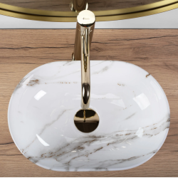 UMYWALKA NABLATOWA AMELIA MINI SHINY AIAX – LŚNIĄCA ELEGANCJA DLA TWOJEJ ŁAZIENKI