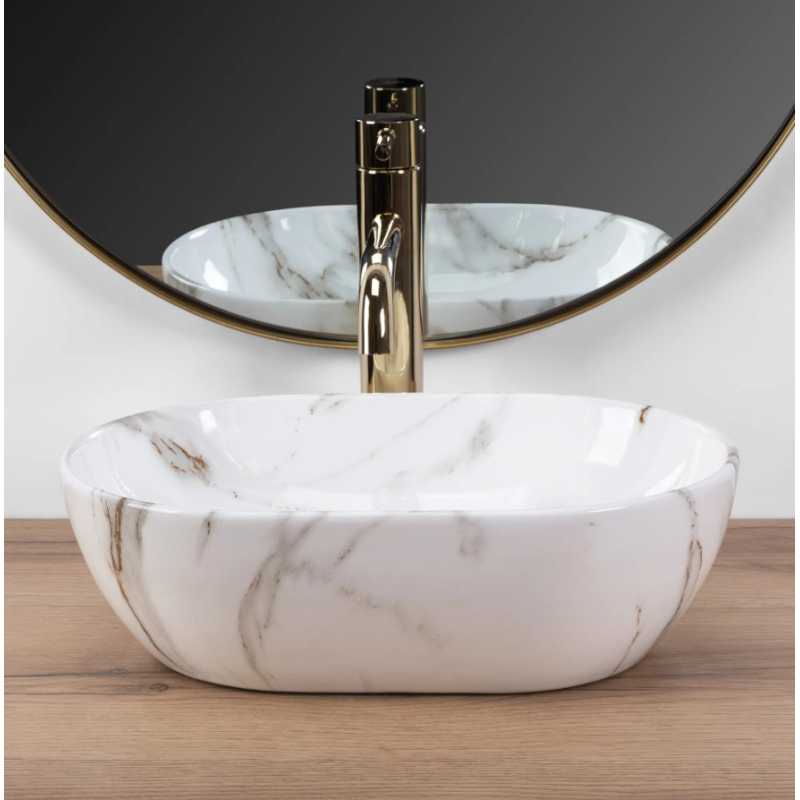 UMYWALKA NABLATOWA AMELIA MINI SHINY AIAX – LŚNIĄCA ELEGANCJA DLA TWOJEJ ŁAZIENKI