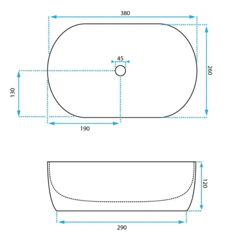 Stylowa Umywalka Nablatowa Amelia Mini Stone Matt – Elegancja w Twojej Łazience