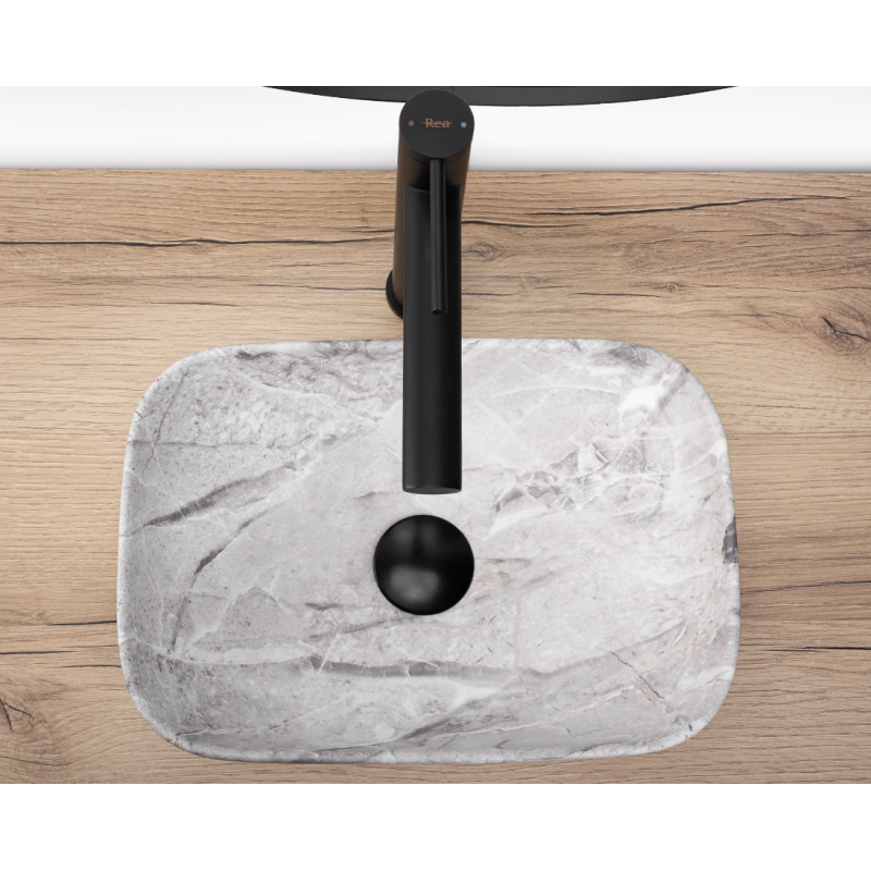 Stylowa Umywalka Nablatowa Belinda Mini Stone Matt - Elegancja i Nowoczesność