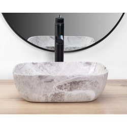 Stylowa Umywalka Nablatowa Belinda Mini Stone Matt - Elegancja i Nowoczesność