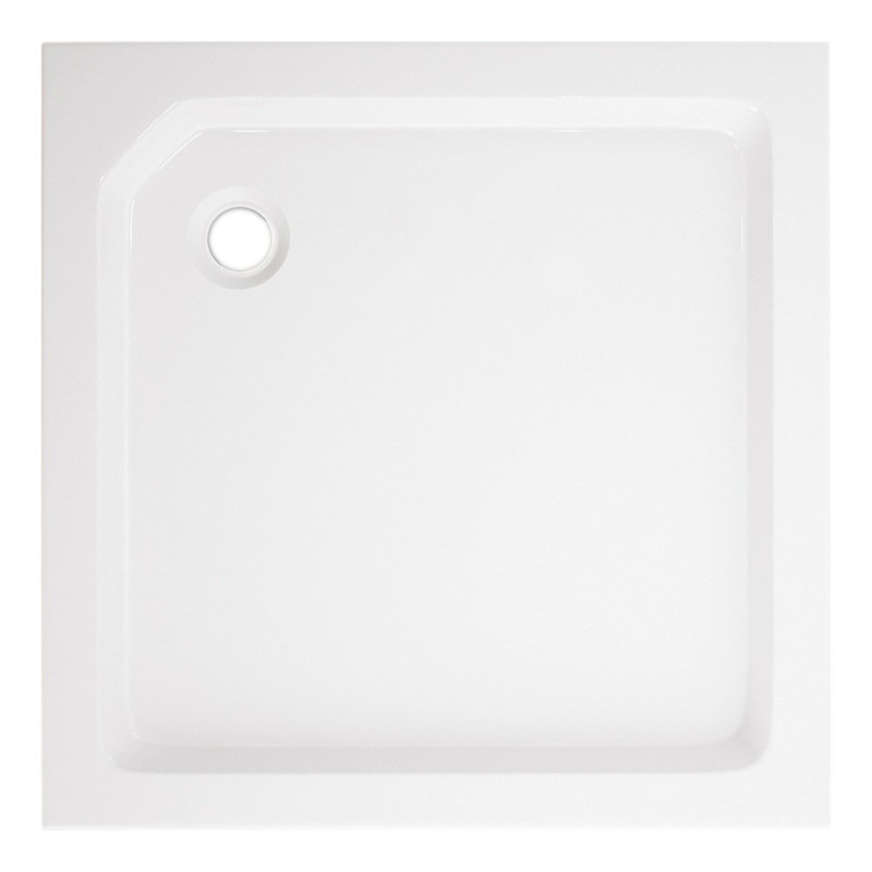 Nowoczesny Brodzik Kwadratowy 80x80cm - Elegancki Design, Model SMC05, Komfort i Styl