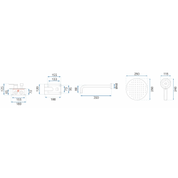Elegancki Zestaw Prysznicowy Verso Gold z BOX - Luksusowa Armatura Podtynkowa!