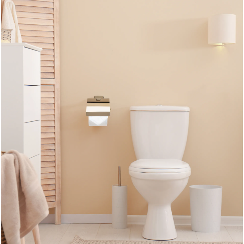 Elegancki Wieszak na Papier, OSTE 05 Złoty Mat - Styl i Funkcjonalność w Łazience