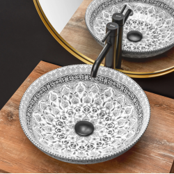 Szara Umywalka Arte - Nowoczesny Design na Twój Blat