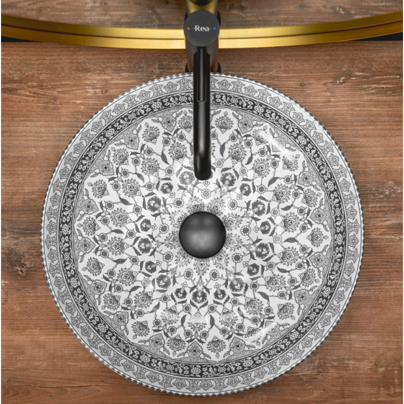 Szara Umywalka Arte - Nowoczesny Design na Twój Blat