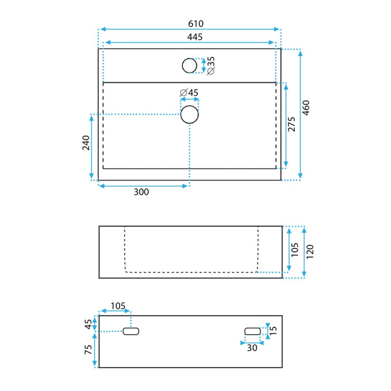 Umywalka nablatowa ALISON 60 – Elegancja w twojej łazience!