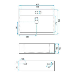 Umywalka nablatowa ALISON 60 – Elegancja w twojej łazience!