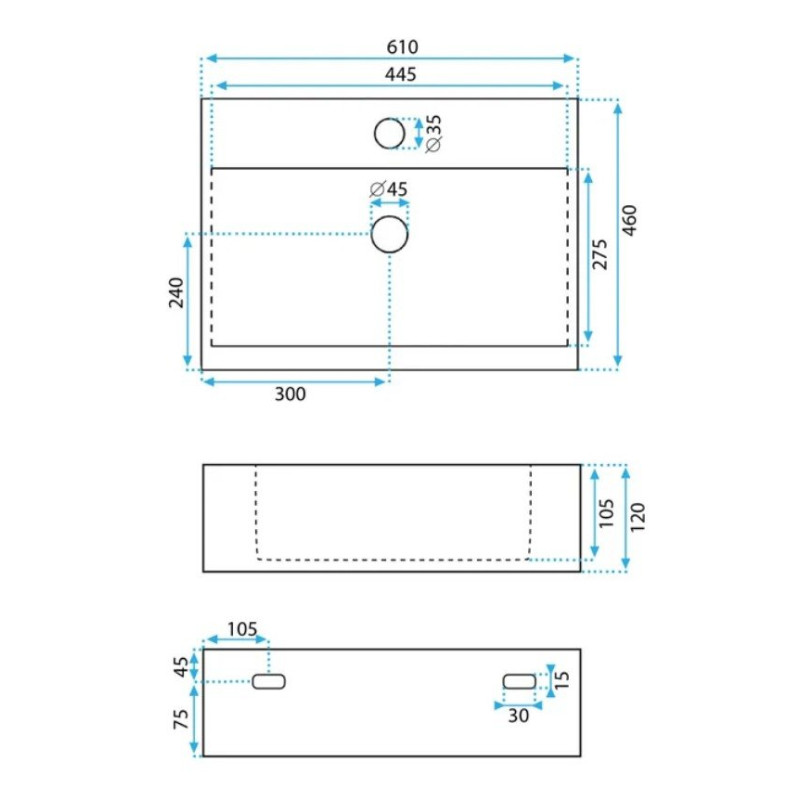 Umywalka nablatowa ALISON 60 – Elegancja w twojej łazience!