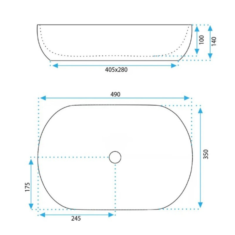 Ekskluzywna Umywalka Nablatowa LISA - Styl i Elegancja dla Twojej Łazienki
