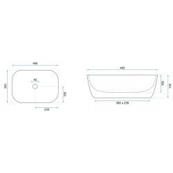 Nowoczesna Umywalka Nablatowa Marbel - Elegancja w Twojej Łazience!