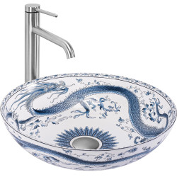 Elegancka Umywalka Kioto - Nowoczesna i Stylowa Nablatowa