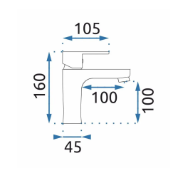 Elegancka Bateria Umywalkowa Mild - Czarny/Różowe Złoto - Niska Perfekcja