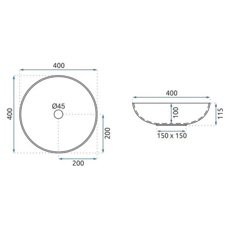 Elegancka Umywalka Nablatowa Mexico - Styl i Funkcjonalność w Jednym