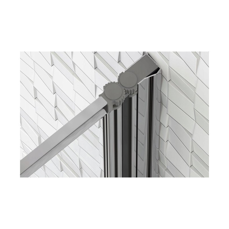 Ekskluzywny Parawan Prysznicowy IDEA CHROM 120 - Elegancja i Funkcjonalność