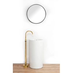 Złota Bateria Umywalkowa Lungo Ortis - Nowoczesny Styl i Elegancja