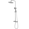 Ekskluzywny Zestaw Prysznicowy Vincent – Nikiel Szczotkowany, Termostat Premium
