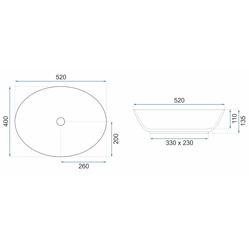 Umywalka Nablatowa Margot w Bieli i Złocie - Elegancja i Styl dla Twojej Łazienki