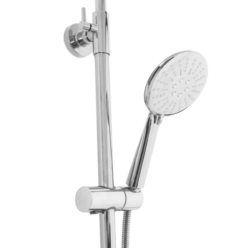 Luksusowy Zestaw Natryskowo-Wannowy LUNGO z Termostatem - Chromowany Elegancki Design