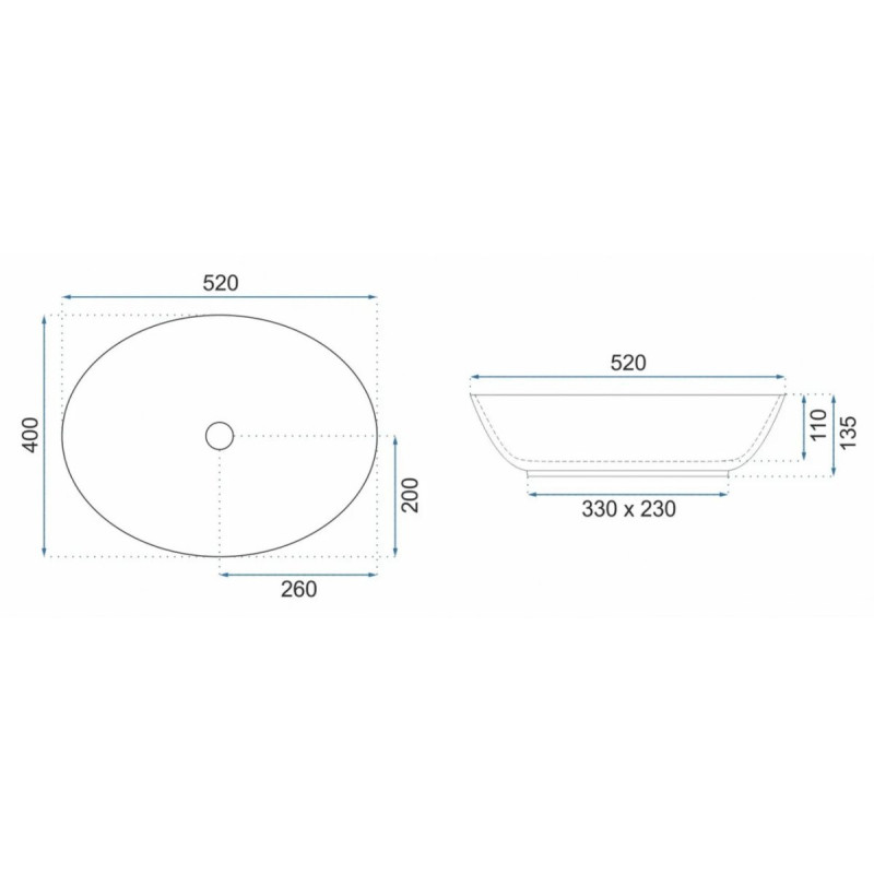 Umywalka Nablatowa Margot w Bieli i Złocie - Elegancja i Styl dla Twojej Łazienki