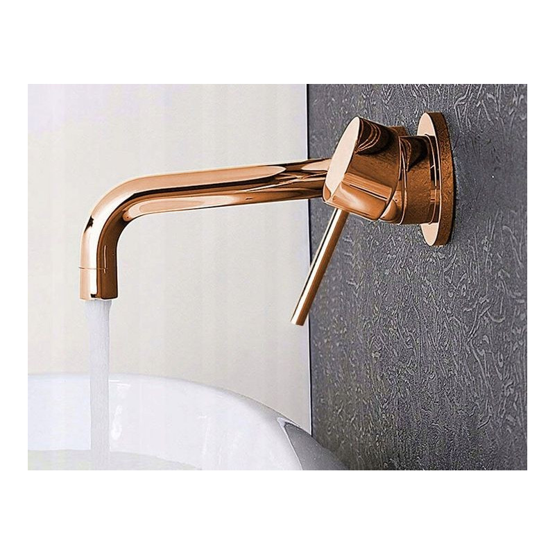 Elegancka Bateria Podtynkowa LUNGO w Różowym Złocie + Box - Wyjątkowy Styl!