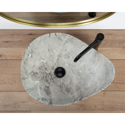 Stylowa Umywalka Nablatowa Dora Stone - Elegancja w Każdej Łazience!