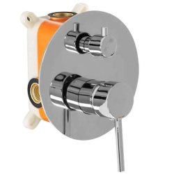 Elegancki Zestaw Prysznicowo-Wannowy LUNGO – Chromowane Wykończenie, Nowoczesny Design