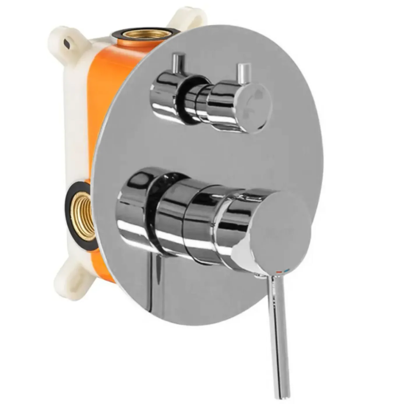 Elegancki Zestaw Prysznicowo-Wannowy LUNGO – Chromowane Wykończenie, Nowoczesny Design