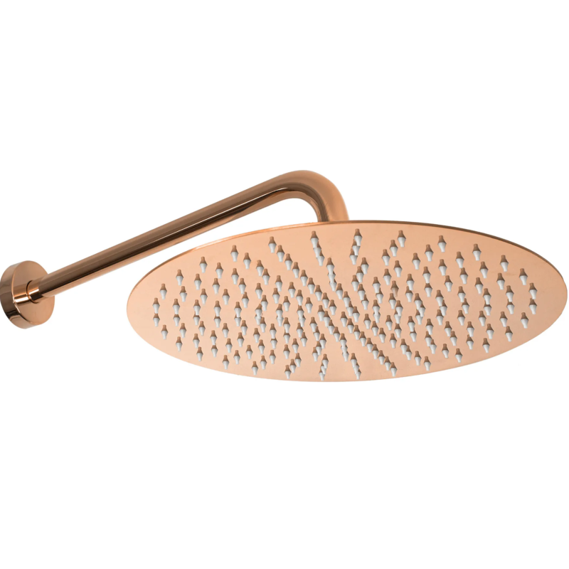 Elegancki Zestaw Prysznicowy LUNGO-MILER w Różowym Złocie z Termostatem