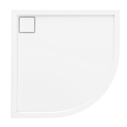 Idealny Brodzik Półokrągły 80x80 Omega Stabilsound Plus – Komfort i Trwałość dla Twojej Łazienki