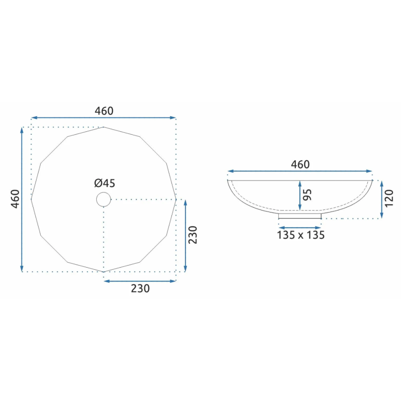Elegancka Umywalka Nablatowa ARCTIC BLACK - Nowoczesny Styl do Twojej Łazienki