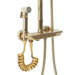 Luksusowy Zestaw Prysznicowy MAX w Kolorze Złota – Styl i Elegancja w Twojej Łazience!