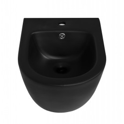 Niezawodny Bidet Carlo Mini w Czarnym Macie - Kompaktowy i Stylowy!