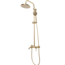 Luksusowy Zestaw Prysznicowy Luis w Złotym Szczotkowanym Wykończeniu