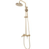 Luksusowy Zestaw Prysznicowy Luis w Złotym Szczotkowanym Wykończeniu