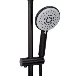 Elegancki Zestaw Prysznicowy VERSO w Czarnej Odsłonie