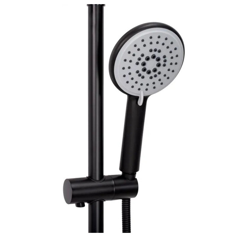 Elegancki Zestaw Prysznicowy VERSO w Czarnej Odsłonie