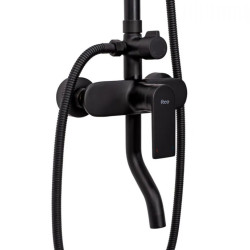 Elegancki Zestaw Prysznicowy VERSO w Czarnej Odsłonie