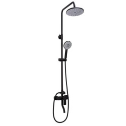 Elegancki Zestaw Prysznicowy VERSO w Czarnej Odsłonie