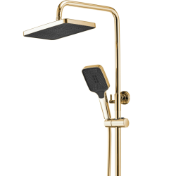 Luksusowy Zestaw Prysznicowy ROB - Złoty Blask i Komfort Termostat!
