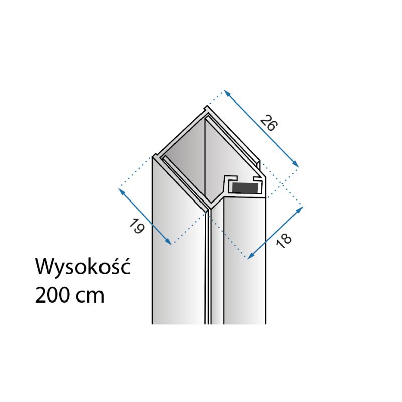 Błysk Luksusu: Listwa Magnetyczna Hugo w Odcieniu Złota Szampańskiego