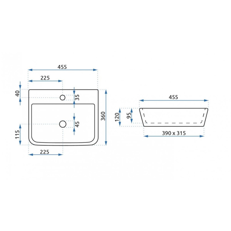 Stylowa Umywalka REMI Nablatowa - Elegancja w Twojej Łazience!