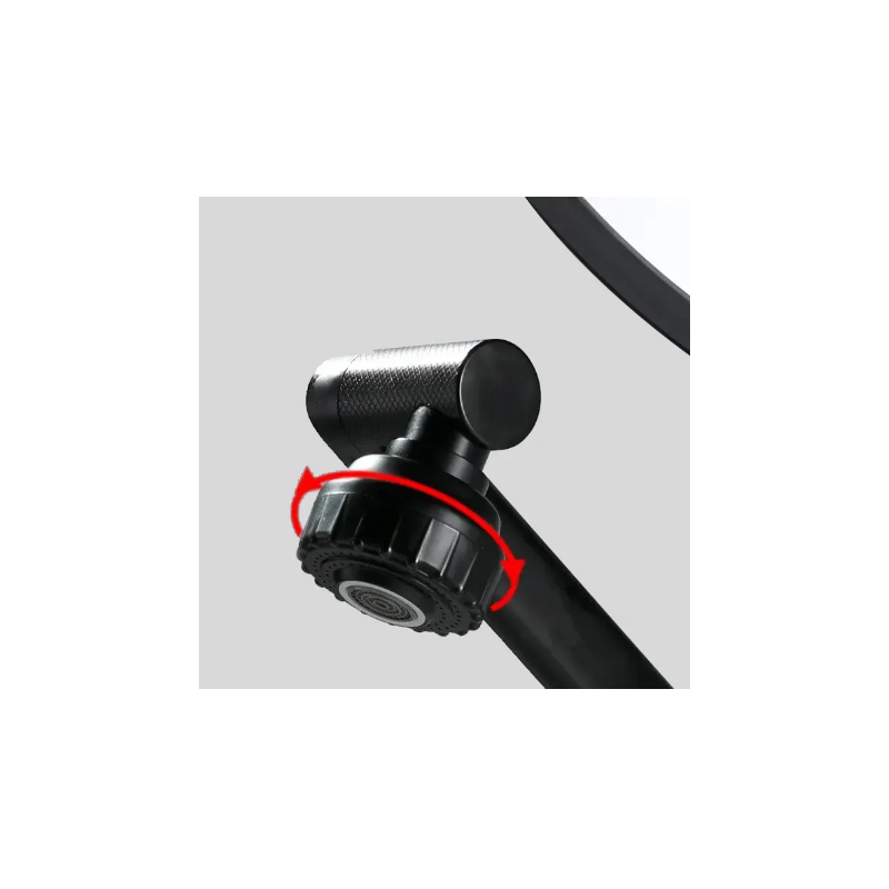 Nowoczesna Bateria Łazienkowa PACO Czarno-Wysoka - Styl i Funkcjonalność!