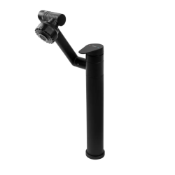 Nowoczesna Bateria Łazienkowa PACO Czarno-Wysoka - Styl i Funkcjonalność!