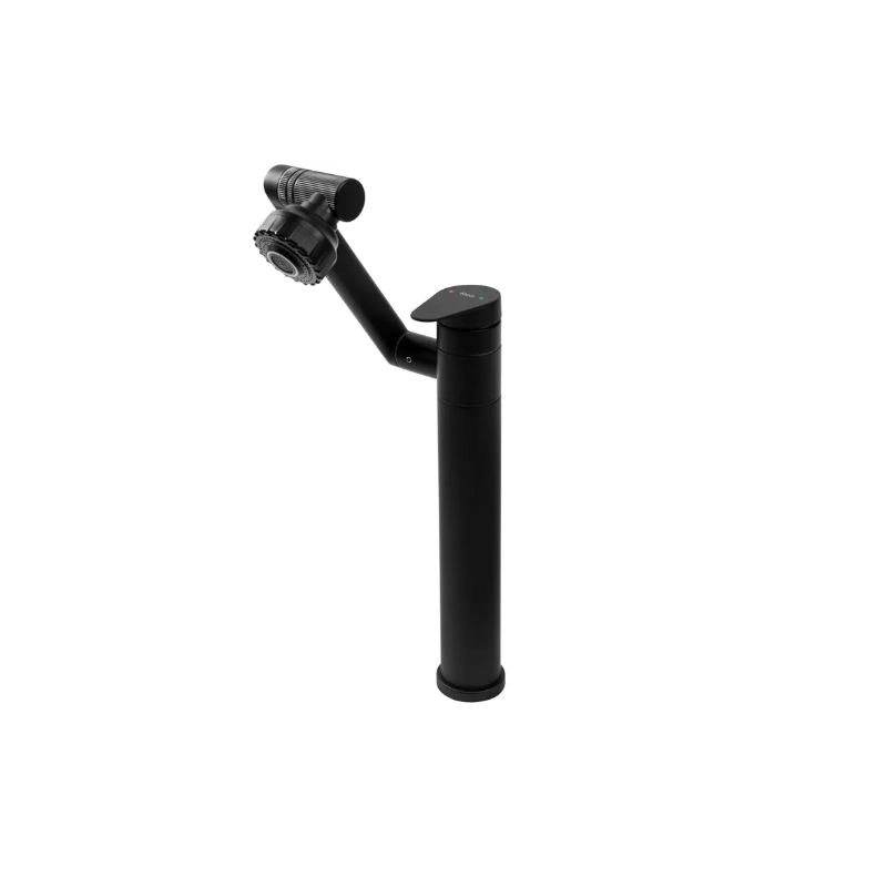 Nowoczesna Bateria Łazienkowa PACO Czarno-Wysoka - Styl i Funkcjonalność!