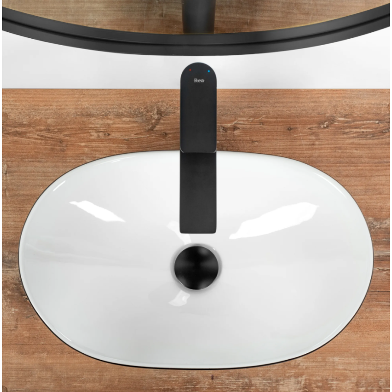 Elegancka Umywalka ROYAL MINI BLACK/WHITE - Stylowa i Nowoczesna