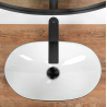 Elegancka Umywalka ROYAL MINI BLACK/WHITE - Stylowa i Nowoczesna
