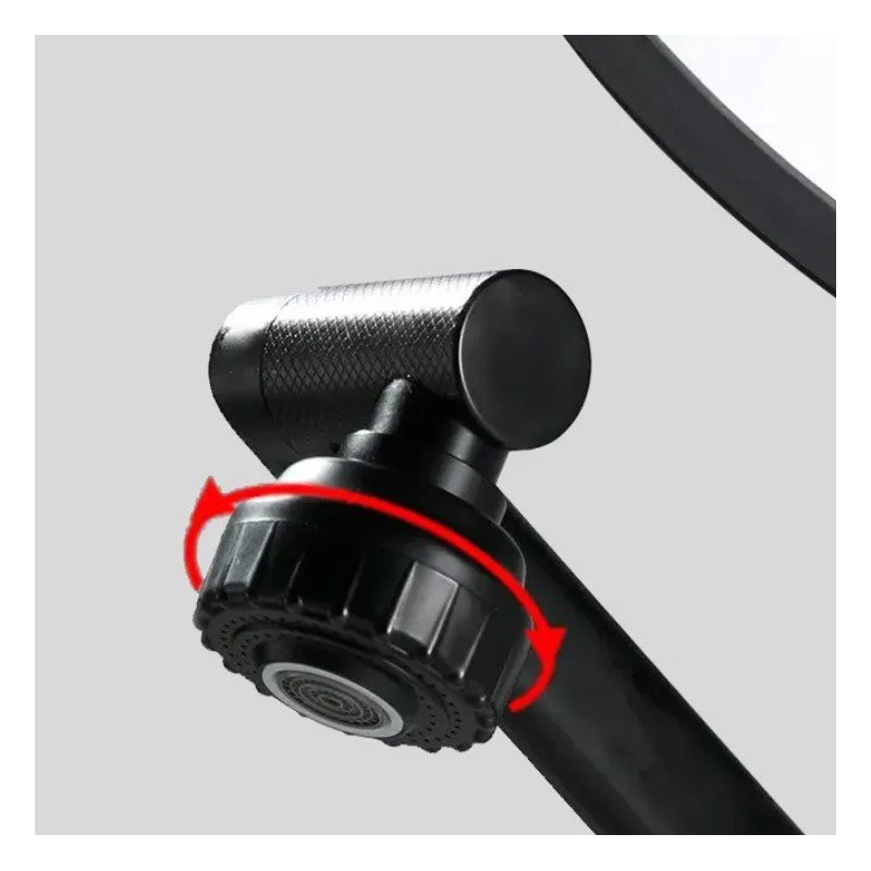 Nowoczesna Bateria Łazienkowa PACO Czarno-Wysoka - Styl i Funkcjonalność!